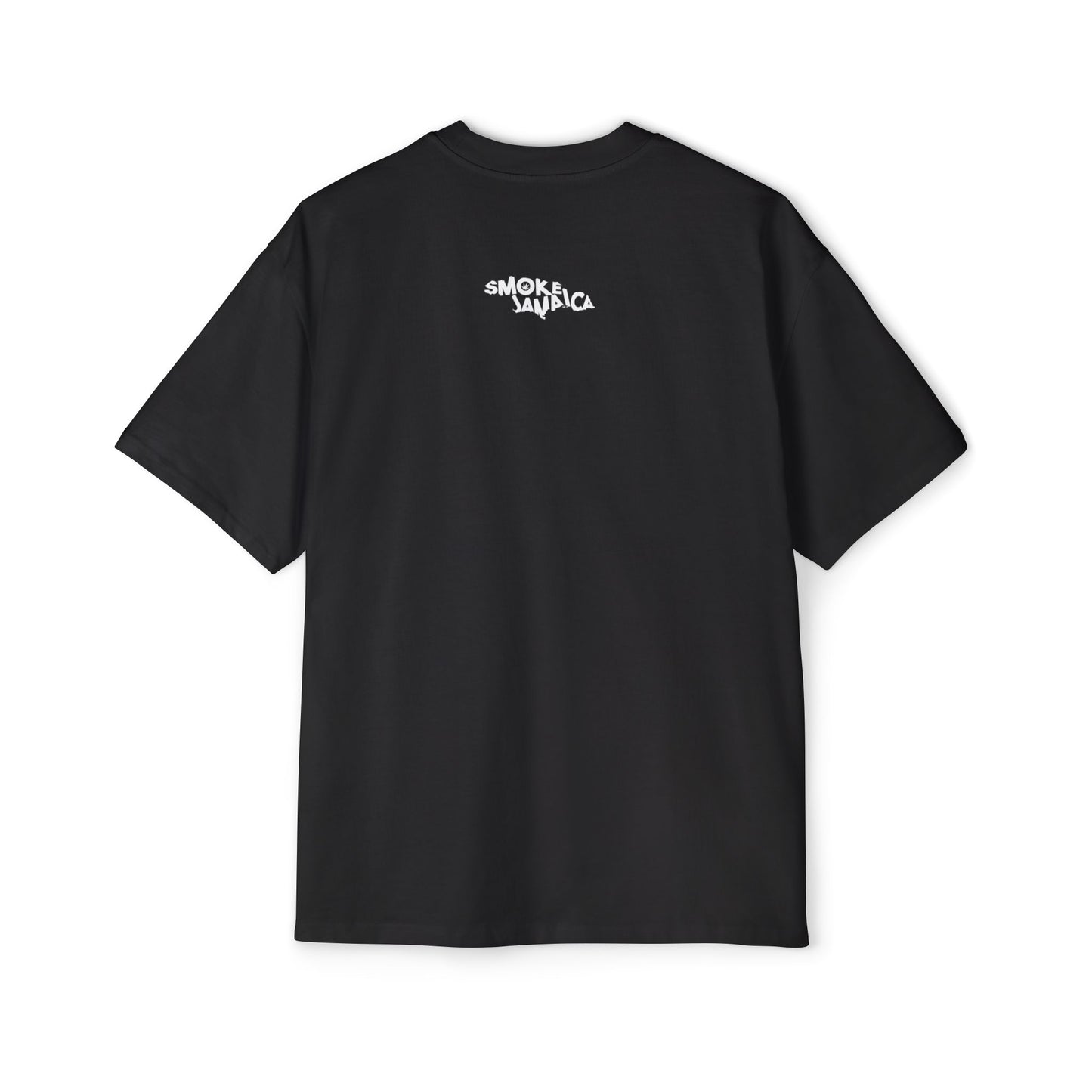 SmokeJamaica Black Heavy Oversized Tee