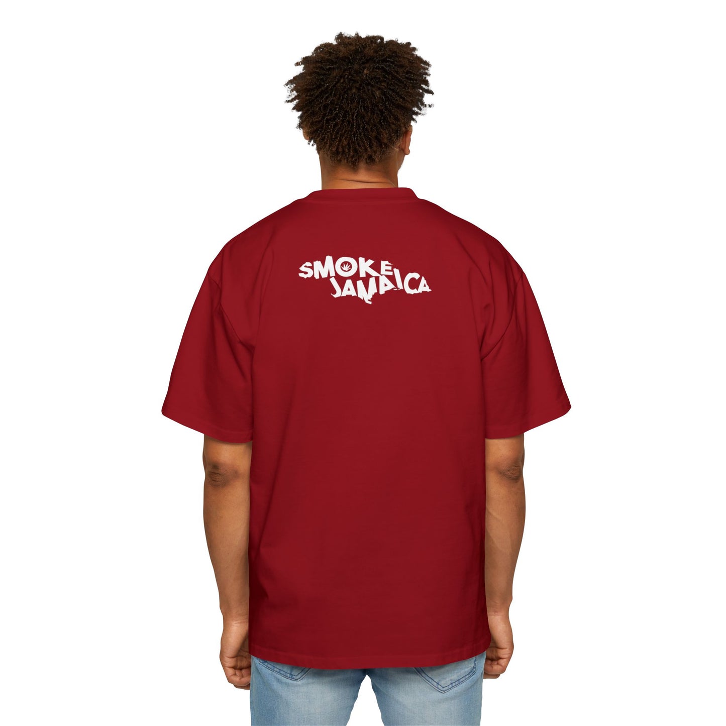 OG SmokeJamaica Logo Oversized Men's Heavy Tee