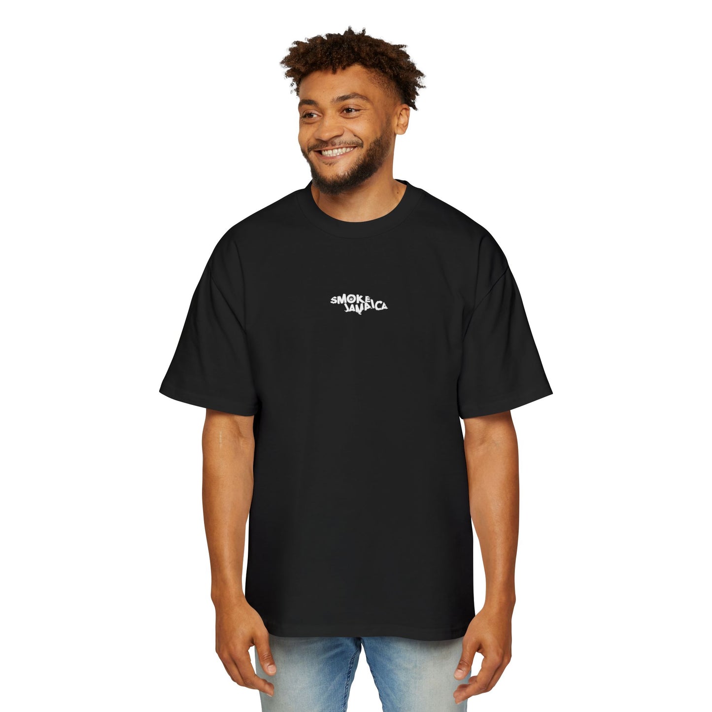 OG SmokeJamaica Logo Oversized Men's Heavy Tee