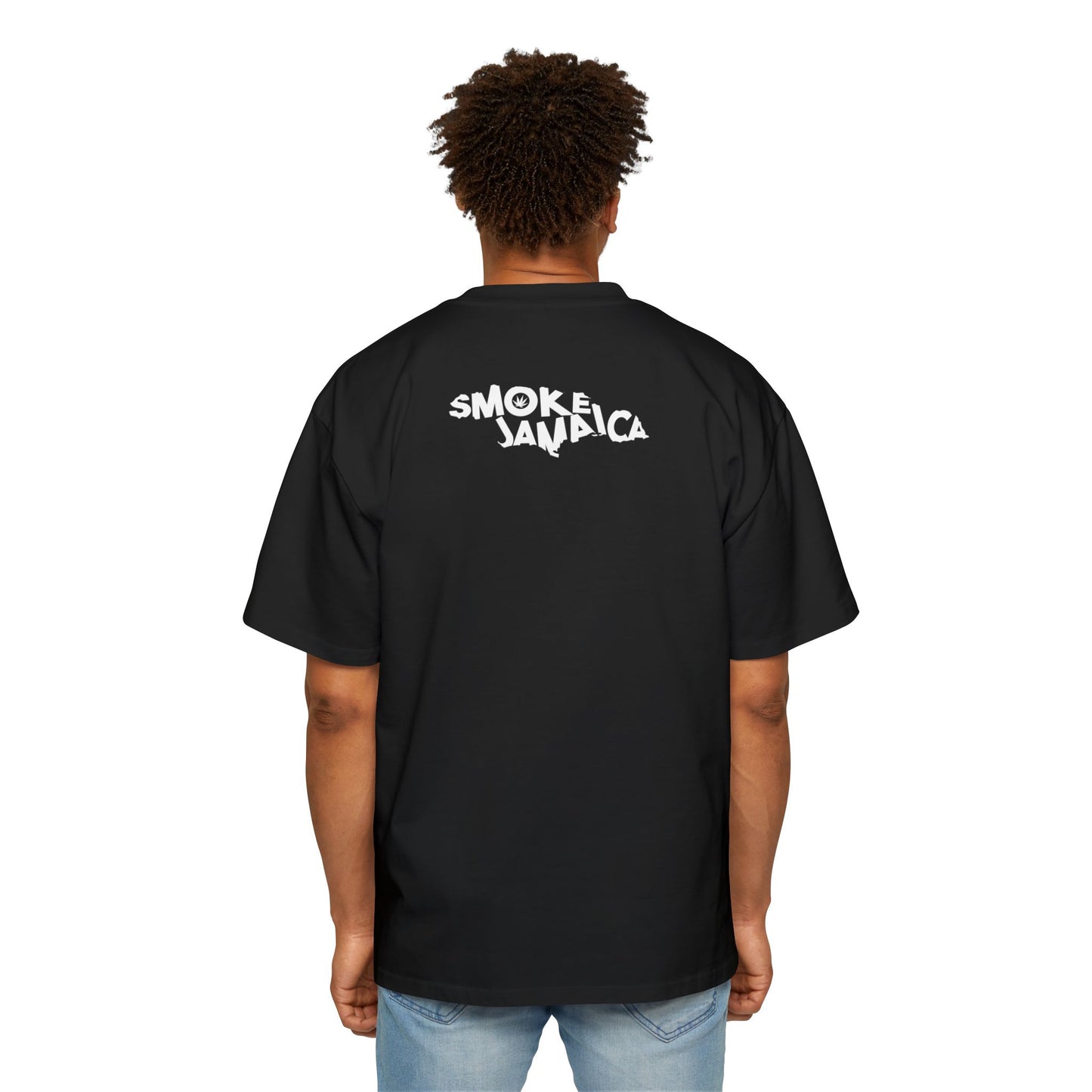 OG SmokeJamaica Logo Oversized Men's Heavy Tee