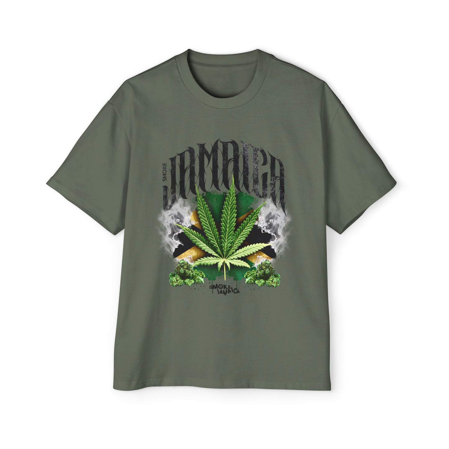 Men's Heavy Oversized Graphic Tee (Earth Tones)