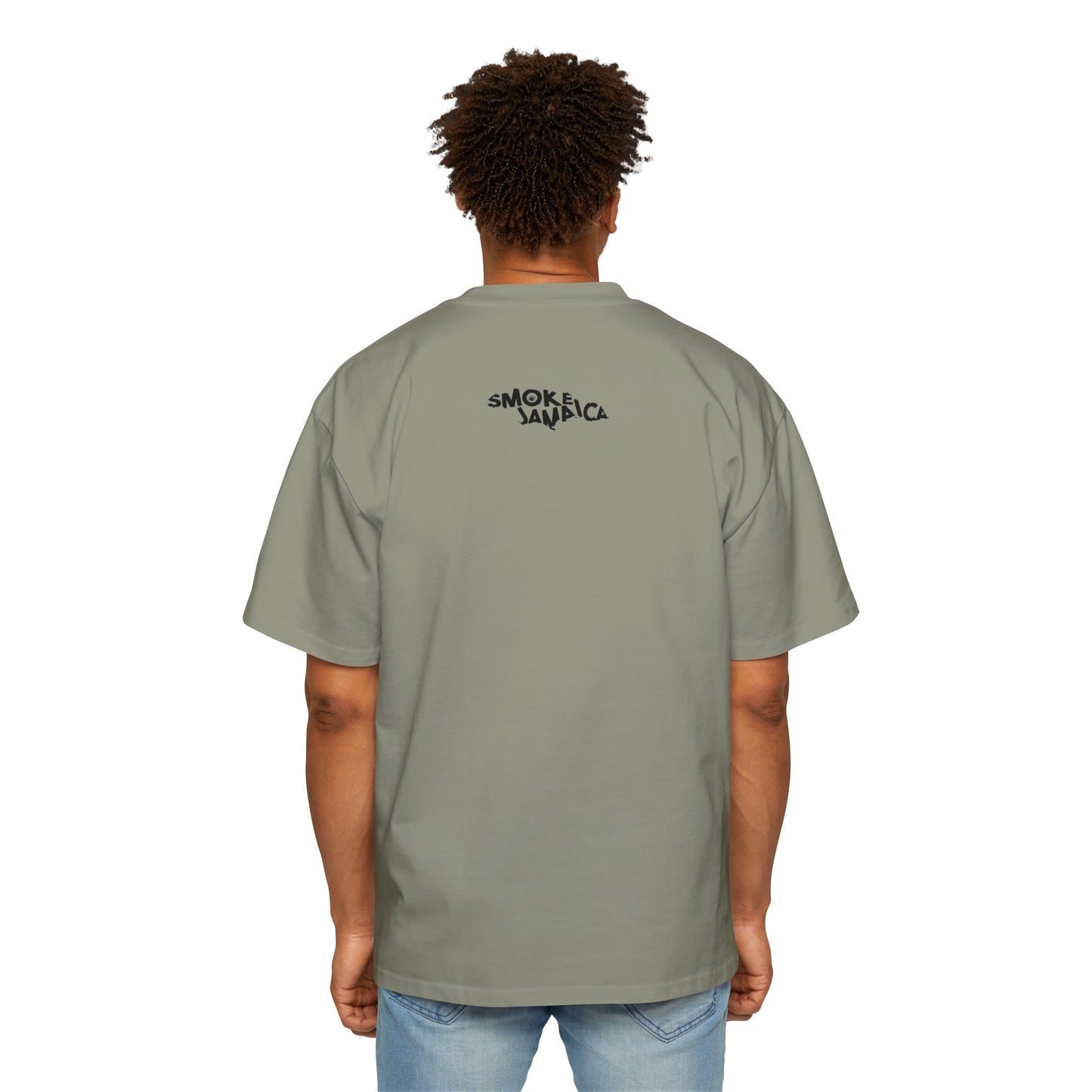 Men's Heavy Oversized Graphic Tee (Earth Tones)