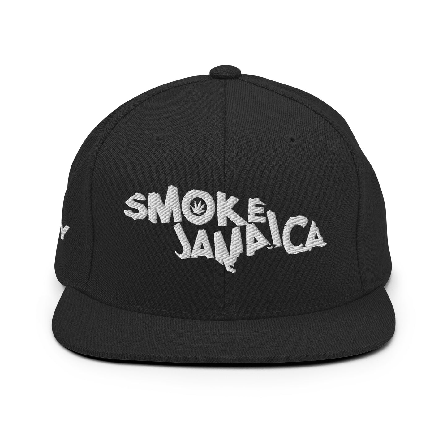 SmokeJamaica Snapback Hat (3D Stitch)