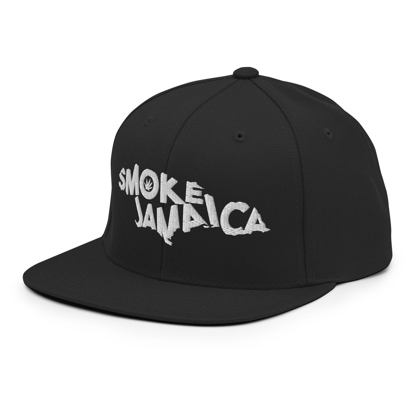 SmokeJamaica Snapback Hat (3D Stitch)