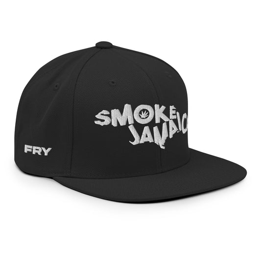 SmokeJamaica Snapback Hat (3D Stitch)