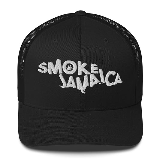 SmokeJamaica Trucker Hat (3D Stitch)